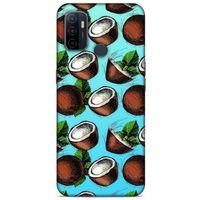 Frutix Hindistan Cevizi 02 Huawei P40 Kılıf Desenli Silikon