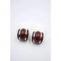 Akrilik Küpe - Bordo