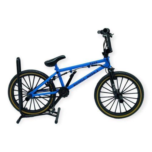 Model Araçlar -1:8 Metal BMX Bisiklet - Die -Cast 17 cm - Mavi