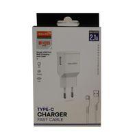 Megatech Mt-ec03 2.1a Micro Usb Type-c  Kablo+ Ev Şarj Adaptörü Hızlı Şarj