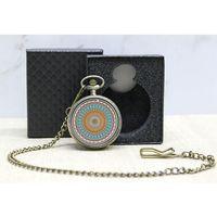 Özel Kutulu Mandala Deseni Köstekli Saat