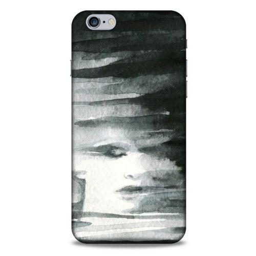 Apple Iphone 6 Plus Kılıf Depresyon (13) Silikon Kap Mor Turuncu