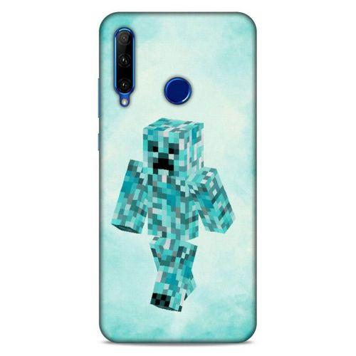 Lopard Huawei Y6P Uyumlu Kılıf PiXel (47) Crystal Flex Kılıf Diamond Creeper