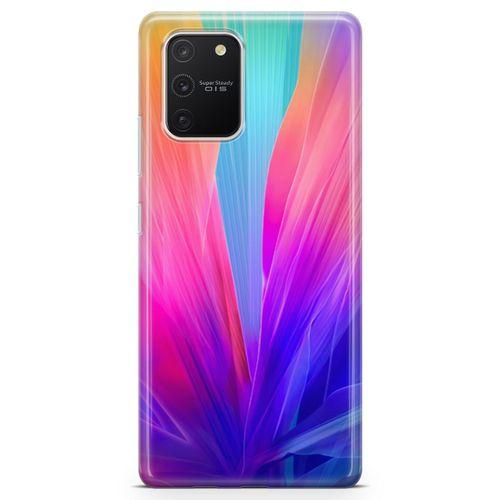 Samsung Galaxy A91 Kılıf Makro Çiçek Arka Kapak Koruma Desenli Full Koruyucu