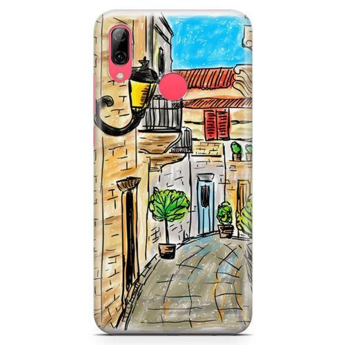 Huawei Y7 Prime 2019 Kılıf Ada Sokakları Arka Kapak Koruma Desenli Full Koruyucu