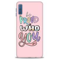 Samsung Galaxy A7 2018 Kılıf HD Baskılı Kılıf - Who You + Tam Ekran Koruyucu