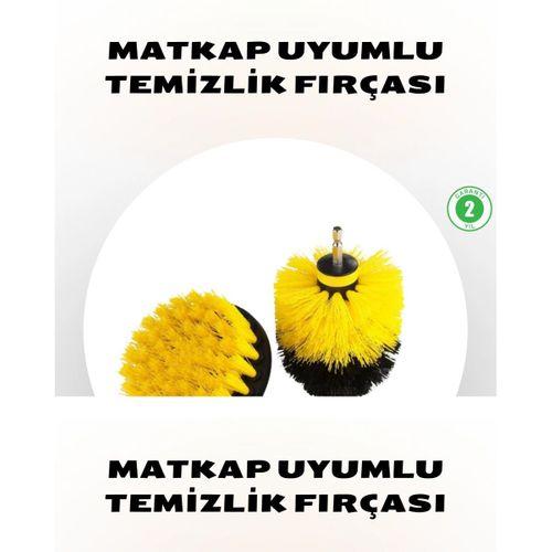 3’lü Matkap Ucu Fırça Seti – Derinlemesine Temizlik, Tüm Yüzeylerle Uyumlu