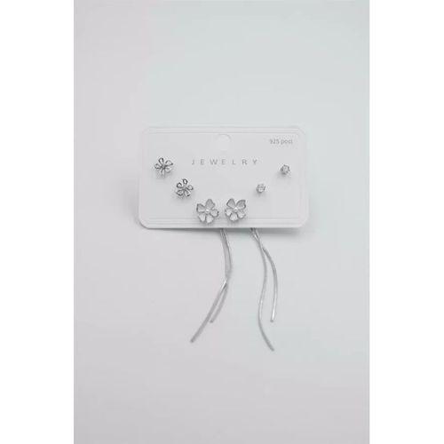 Çoklu Set Küpe - Gümüş