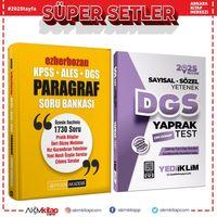Pegem Ezberbozan Paragraf Soru ve Yediiklim DGS Sayısal Sözel Yetenek Çek Kopart Yaprak Test Seti 2 Kitap