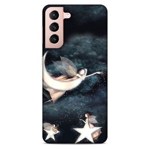Lopard Samsung Galaxy S21 Uyumlu Kılıf Y.Liva-2020 Seri Yıldızlı Peri Ultra Silikon Kılıf