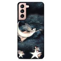 Lopard Samsung Galaxy S21 Uyumlu Kılıf Y.Liva-2020 Seri Yıldızlı Peri Ultra Silikon Kılıf