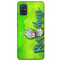 Samsung Galaxy A51 Uyumlu Kılıf Rick And Morty (12) Koruyucu Silikon Space Cruiser / Car