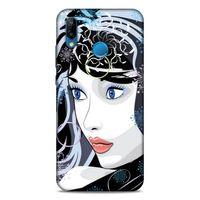 Lopard Huawei P20 Lite Uyumlu Kılıf Sürreal Yüzler ♀ (22) Tam Koruma Kılıfı Desenli