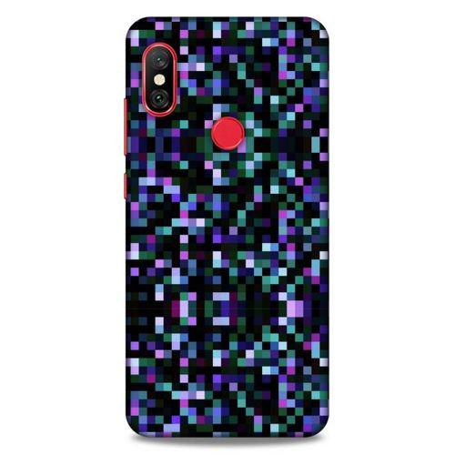 Lopard Xiaomi Redmi Note 6 Pro Uyumlu Kılıf PiXel (24) Darbe Emici Kılıf Rainbow