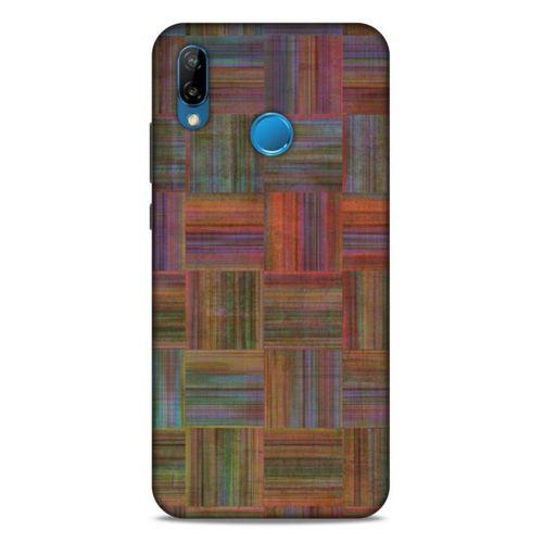 Lopard Huawei P20 Lite Uyumlu Kılıf Wood'X (48) Bumper Kılıf Desenli