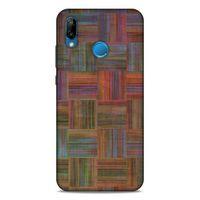 Lopard Huawei P20 Lite Uyumlu Kılıf Wood'X (48) Bumper Kılıf Desenli