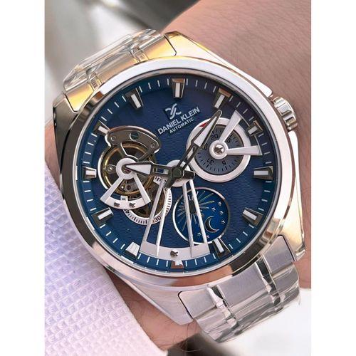 Daniel Klein Otomatik Mekanizma Mehtap Ve Güneş Kadranlı 2 Yıl Garantili Erkek Kol Saati OTM.14048.3