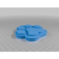 Pati Anahtarlık – 3D Baskı Pet Aksesuar (Bu ürün Sadece Plastik parçadır - Almadan Önce Soru Sorabilirsiniz)