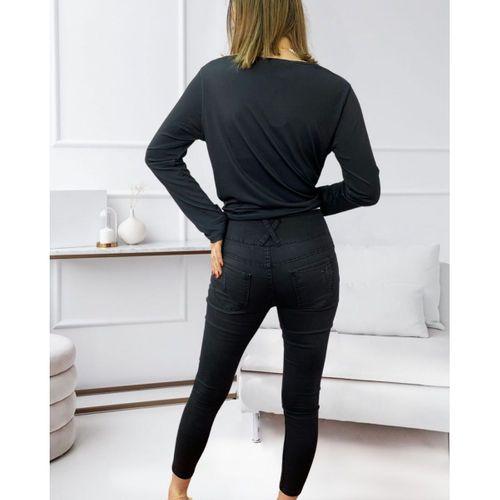 Yüksek Bel Likralı Kot Pantolon