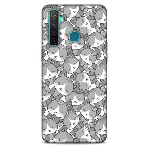 Lopard Oppo Realme 5 Pro Uyumlu Kılıf Kediler (21) Koruyucu Kapak 1001 Kedi