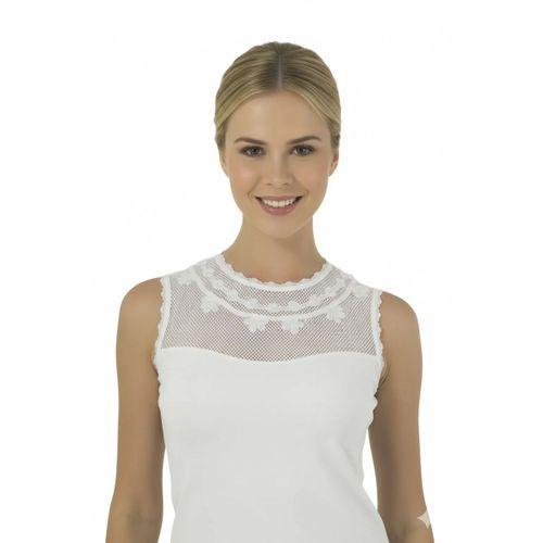 Berrak Göğüsü Tüllü Bluz 2633