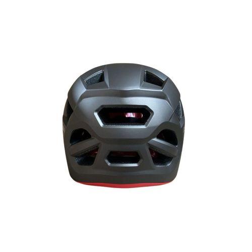 Kask Yetişkin Asistan Titanyum-Kırmızı Medium
