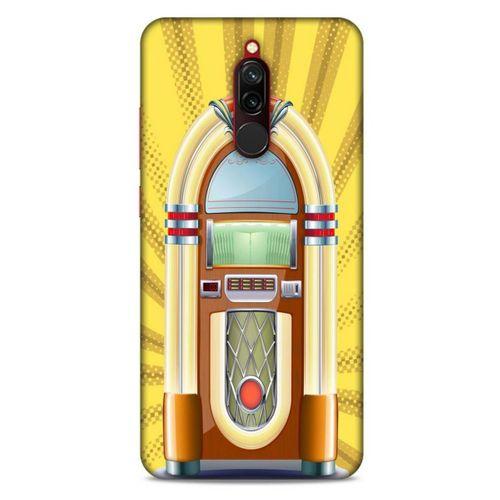 Retro (45) Desen Liquid Air Kılıf Renkli Xiaomi Redmi 8 Kılıf