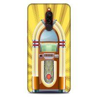Retro (45) Desen Liquid Air Kılıf Renkli Xiaomi Redmi 8 Kılıf