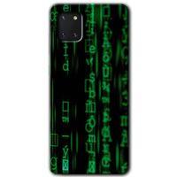 Potkal Hediye Fabrikası Samsung Galaxy Note 10 Lite Kılıf HD Desen Baskılı Arka Kapak - Matrix