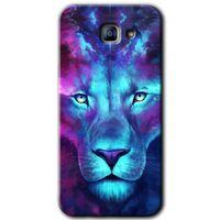 Potkal Hediye Fabrikası Samsung Galaxy A8 2016 Kılıf HD Desen Baskılı Arka Kapak - Neon Lion