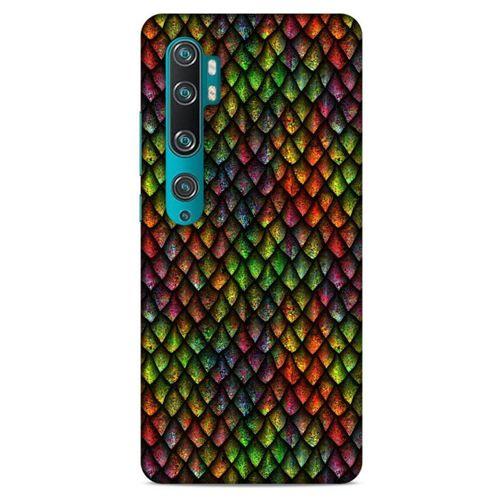 Xiaomi Mi Note 10 Kılıf Dragons (6) Silikon Kılıf Ejderha Skin Çok Renkli