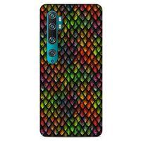 Xiaomi Mi Note 10 Kılıf Dragons (6) Silikon Kılıf Ejderha Skin Çok Renkli