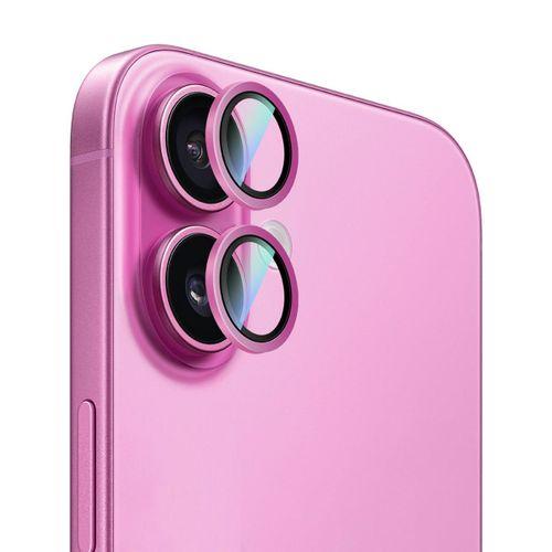 Apple iPhone 16 Plus CaseWorld Alloy Two-Color Serisi Lens Koruyucu