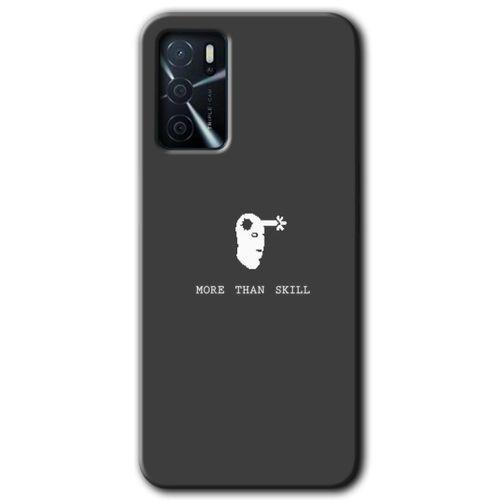 MRCİLETİSİM Oppo A16 Kılıf Baskılı Kapak - Headshot + 5D Tam Kaplayan Cam