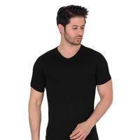 Erkek Likralı Süprem Kısa Kol V Yaka Atlet Berrak-1027