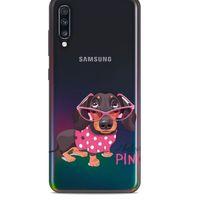Zoologix (32) Samsung Galaxy A80 Şeffaf Kılıf Silikon Desenli