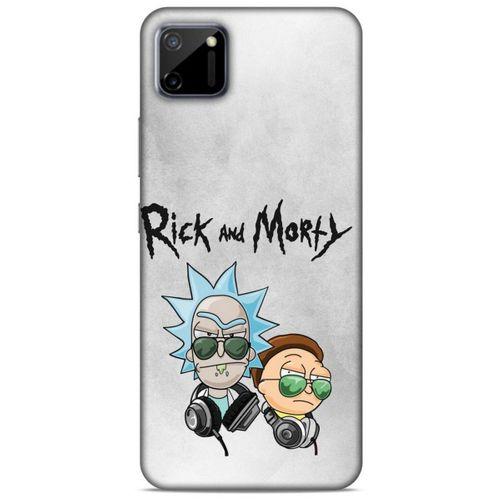 Realme C11 Uyumlu Kılıf Rick And Morty (4) Koruma Kılıfı Eye Patch Morty