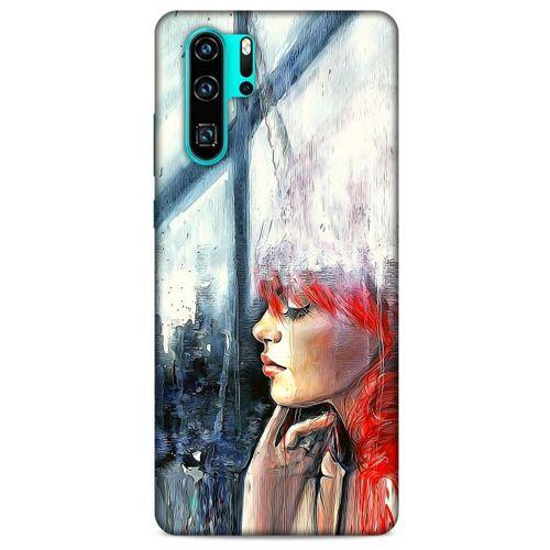 Huawei P30 Pro Kılıf Depresyon (14) Lansman Kılıf Mor Bordo