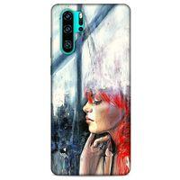 Huawei P30 Pro Kılıf Depresyon (14) Lansman Kılıf Mor Bordo