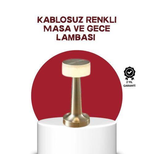 Şarj Edilebilir Led Masa Lambası – Usb Girişli, Metal Yapı