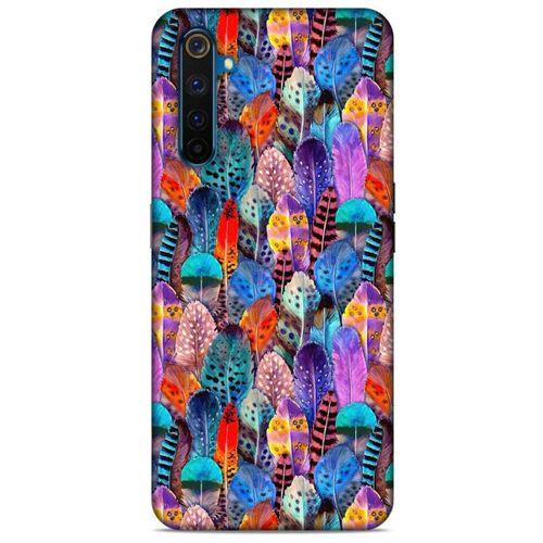 Oppo Realme 6 Kılıf Desenli Özel Seri Tüyler (39) Liquid Crystal Kılıf