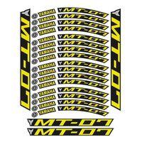 YAMAHA Yamaha Florasan Sarı Baskı Mt-07 Uyumlu 1 Set Jant Şeridi