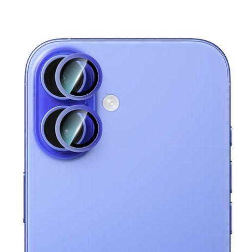 Apple iPhone 16 Plus CaseWorld Alloy Two-Color Serisi Lens Koruyucu