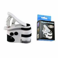 - 60x Mini Cep Telefonu Için Mandallı Mikroskop Uv Ledli Büyüteç Model Al2431