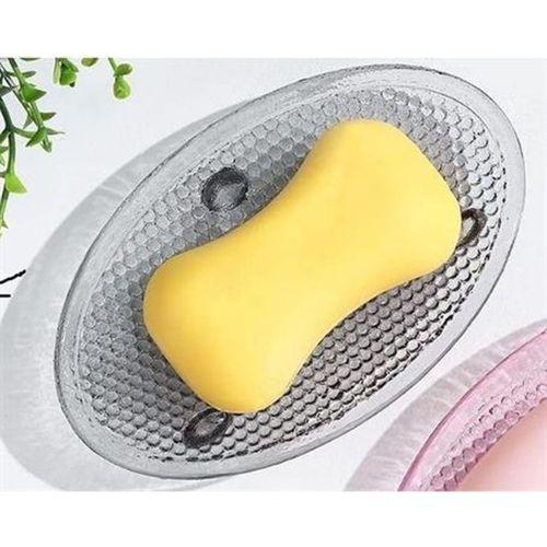 Cam Oval Sabunluk Benekli 15X9,5X1,7Cm