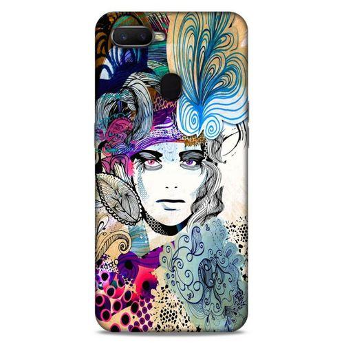 Lopard Oppo Ax7 Uyumlu Kılıf Sürreal Yüzler ♀ (20) Koruyucu Kılıf Desenli