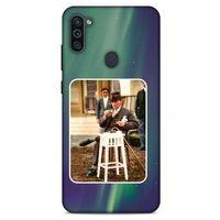 Samsung Galaxy M11 Kılıf Atatürk (21) Koruyucu Kapak Yeşil Gökyüzü
