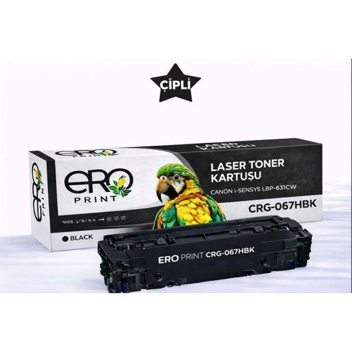 Canon LBP-631Cw Muadil Toner - 3100 Sayfalık - Çipli Siyah Toner