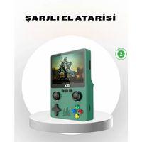 Taşınabilir Oyun Konsolu 3.5 İnç Ips Ekran Yaylı Çift Lr Tuşlu
