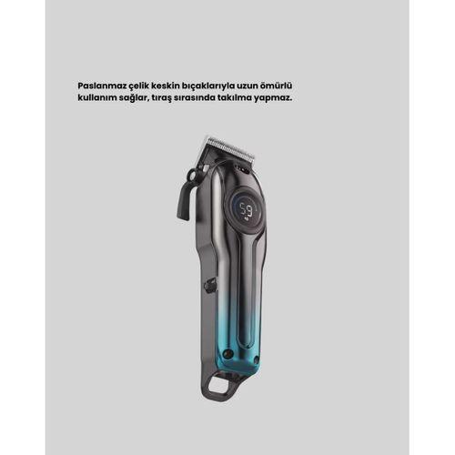 4 Limit Tarağı Ve Ayarlanabilir Kesim Uzunluğu Saç Makinesi